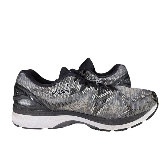 Asics Gel Nimbus 20 Running Shoes sz 11 Mens Gray Snake Print Low Top Lace Up - Picture 7 of 11